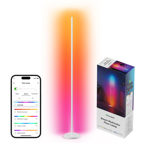 Akıllı RGBW Dikey Aydınlatma Yer Lambası Matter, App Kontrollü, Google Home, Alexa, Apple H