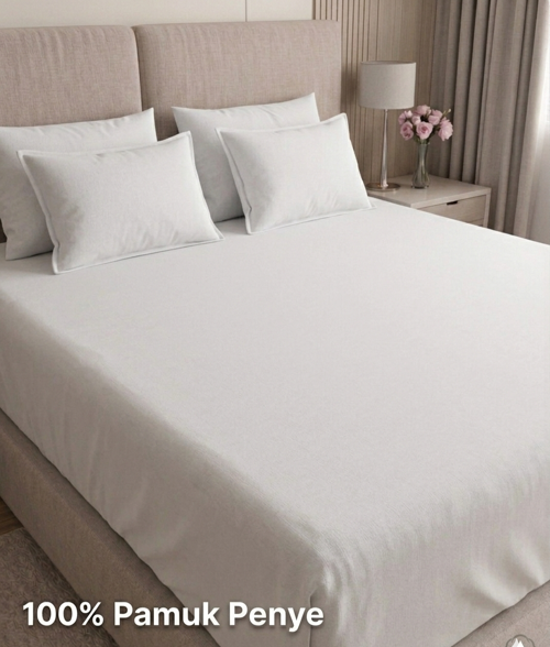 Tek Kişilik Lastikli Çarşaf Penye Çarşaf 100x200 %100 Penye ve Pamuktan Yumuşak Kumaş 30 cm Köşe Derinliği