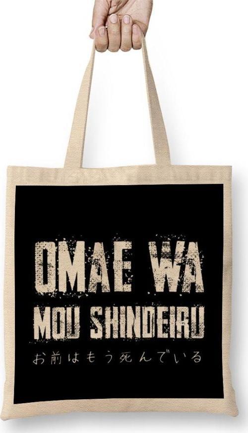 Omae Wa Mou Shindeiru Anime For Otaku Hokuto No Ken Bez Çanta Uzun Saplı