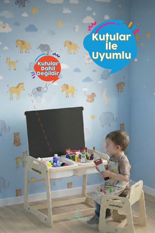 Mytable Aktivite Masası Ve Sandalyesi - Benim Massam Aktivite Masası