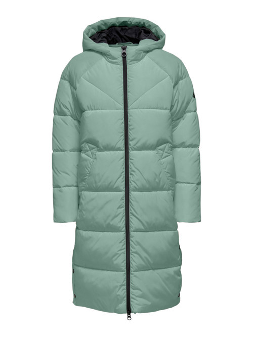 Onlamanda Long Puffer Coat Cc Otw Kadın Mavi Kaban - 15233425