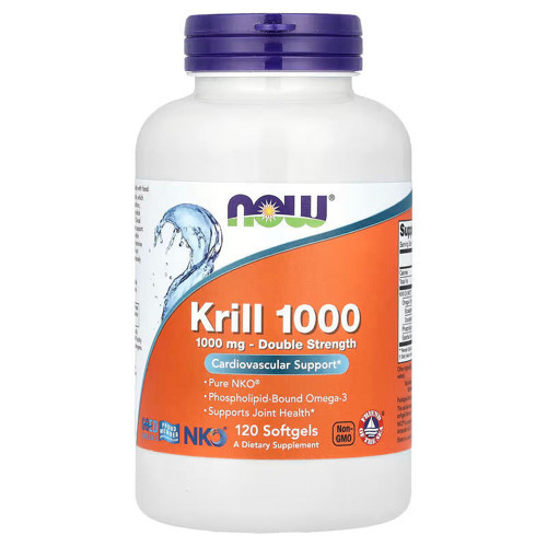 Krill Oil Omegas & Fish Oils EPA DHA 1000 120 Softgels