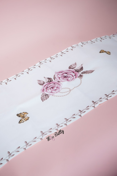 Rosadora Dekoratif Runner Sofra ve Masa Dekoru