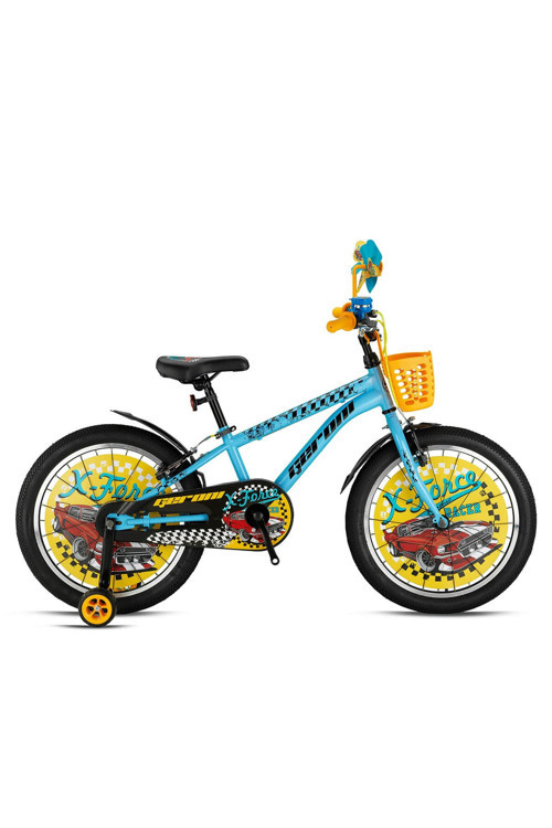 Geroni X-FORCE - 20" MTB - 10' - Vitessiz - V.B - Mavi-Siyah/Sarı