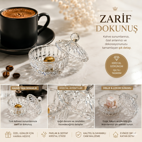 2Lİ KAHVE SUNUMLUĞU