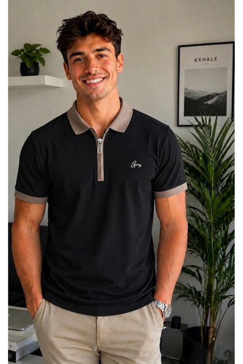 Erkek Regular Fit Rahat Kesim Polo Yaka %100 Pamuk Tişört