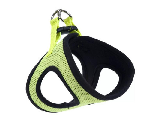 Dokuma Kumaş Neon Köpek Göğüs Tasması Yellow XS Boyun28-30cm / Göğüs32-36cm Köpeklere