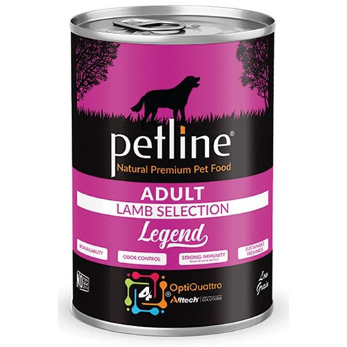 Super Premium Yetişkin Köpek Konservesi Kuzu etli Ve Prinçli Pate 400 Gr (Legend)