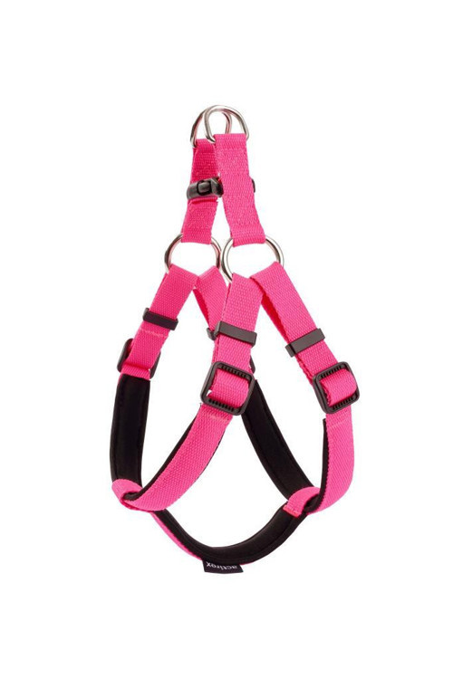 Neon Ayarlanır Köpek Gövde Tasması Pink XL 20-25 Kg Olan Köpek