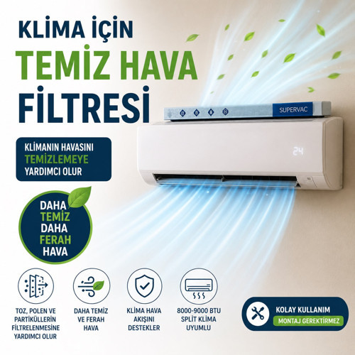 Klimanızın Hava Kalitesini Destekleyen Filtre - Klimanızı Hava Temizleyiciye Dönüştüren Filtre
