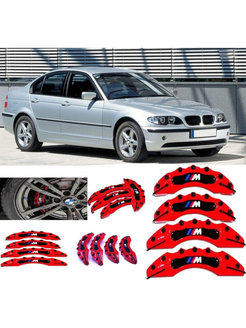 Bmw E46///M Kırmızı 17-18-19-20 Janta Uyumlu 4.lü Kaliper Kapagı
