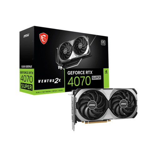 GEFORCE RTX4070 SUPER 12G VENTUS 2X 12GB GDDR6X 192BIT 1XHDMI 3XDP EKRAN KARTI