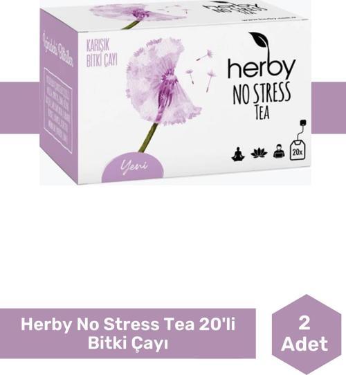 No Stress Tea Rahatlatıcı Pasifloralı Bitki Çayı 2'Li Paket