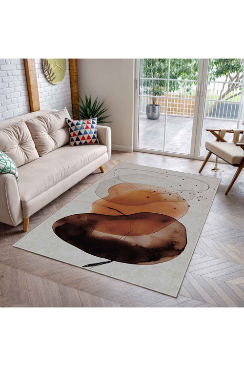 Dijital Baskı Yıkanabilir Kaymaz Taban Salon Halısı