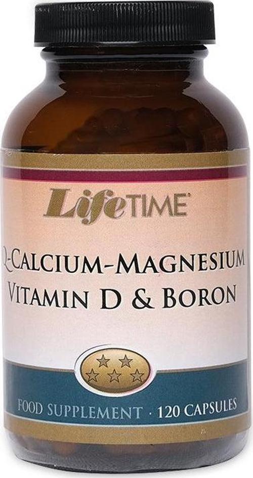Lifetime Q-Calcium Magrnesium Vitamin D & Boron 120 Kapsül