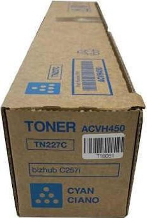 Konica Minolta TN-227C Cyan Mavi  Orjinal Fotokopi Toneri Bizhup C257i 24.000 Sayfa