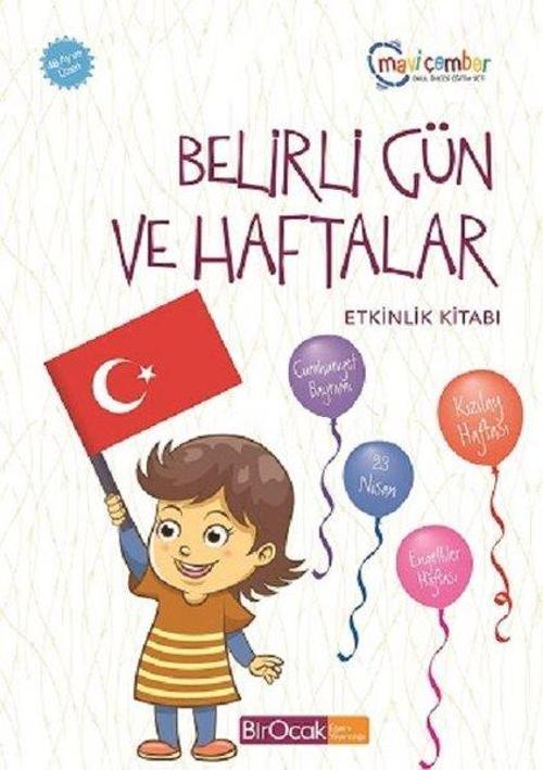Belirli Gün ve Haftalar Etkinlik Kitabı-48 Ay ve Üzeri Mavi Çember Okul Öncesi Eğitim Seti