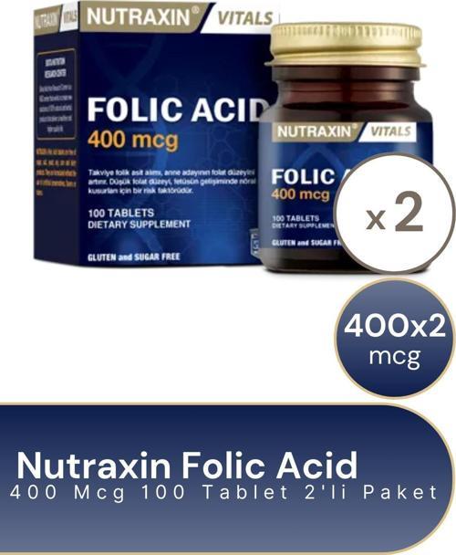 Folic Acid 400 Mcgr 100 Tablet 2'Li Paket