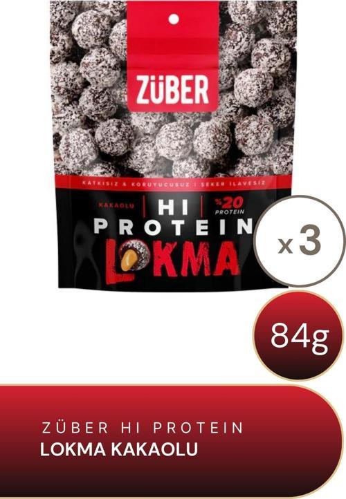 Hi Protein Lokma Kakaolu 84 gr - 3 Adet