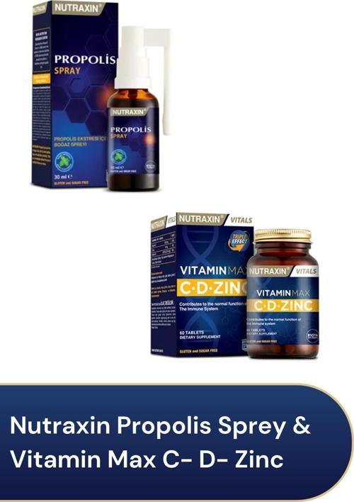 Propolis Sprey & Vitamin Max C- D- Zinc