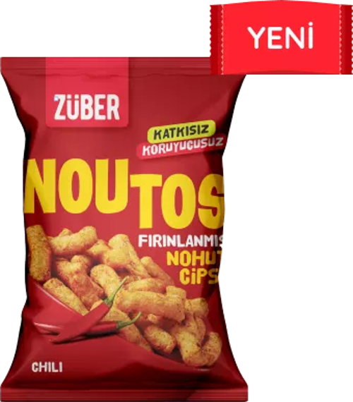 ZüBer Noutos Fırınlanmış Nohut Cipsi Chili 55 gr