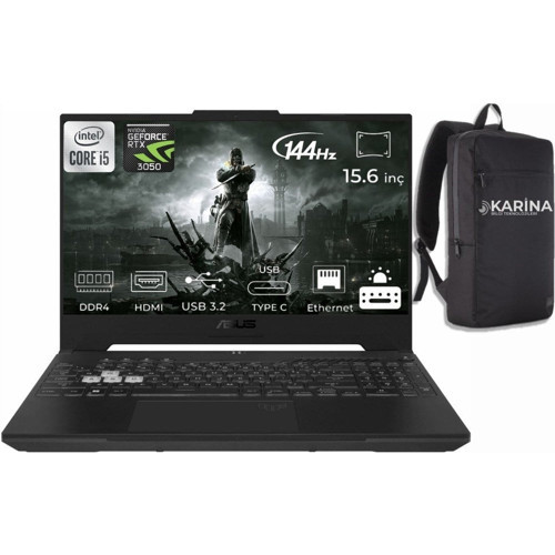 Tuf Gaming F15 FX507ZC4-HN158-93 I5-12500H 40 GB 2 Tb SSD RTX3050 15.6" Full Hd Windows 11 Pro Gaming Taşınabilir Bilgisayar