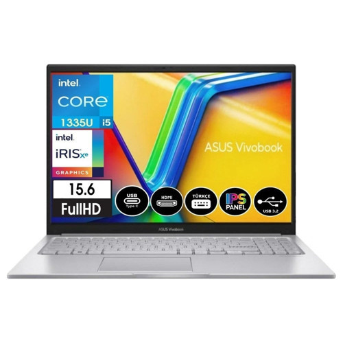 Vivobook 15 I5-1335U 12 GB 256 GB SSD 15.6" Freedos X1504VA-NJ009W K5