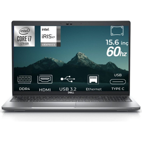 Latitude 5530 I7-1255U N212L553015EMEA-056 40GB 1tb Iris Xe Graphics W11PRO 15.6" Full Hd Notebook