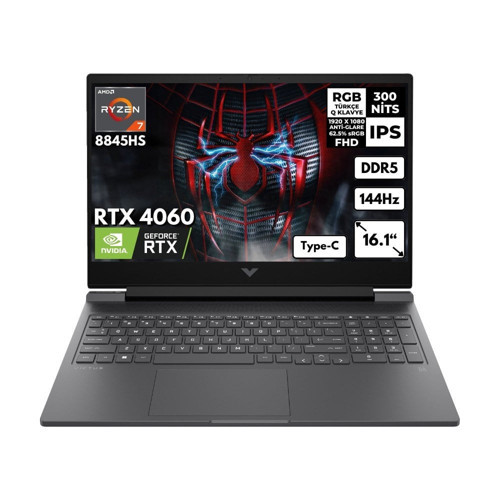 Victus 16-S1010NT 7 8845HS 8-GB DDR5 1 TB SSD RTX4060 (8gb) 16.1" Fhd 144Hz Windows 11 Pro Gaming Notebook 9Z790EAHMF21