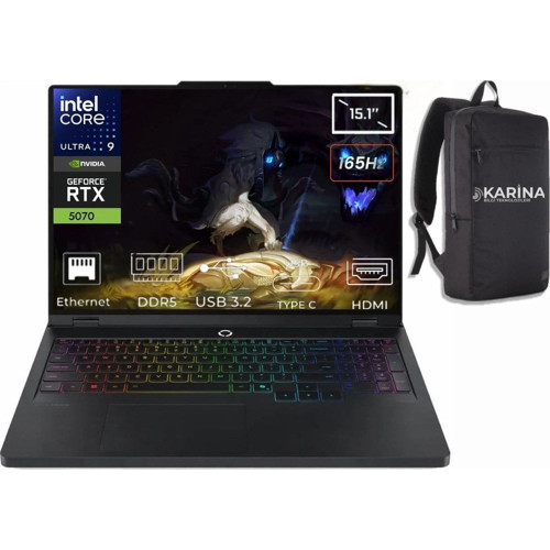Legion 5 15IAX10 Intel Core Ultra 9-275HX 83F00024TR-K55 48GB 4tb+4tb Rtx 5070 8gb 115W W11PRO 15.1 Inç 2k Wqxga 165Hz OLED Gaming Laptop