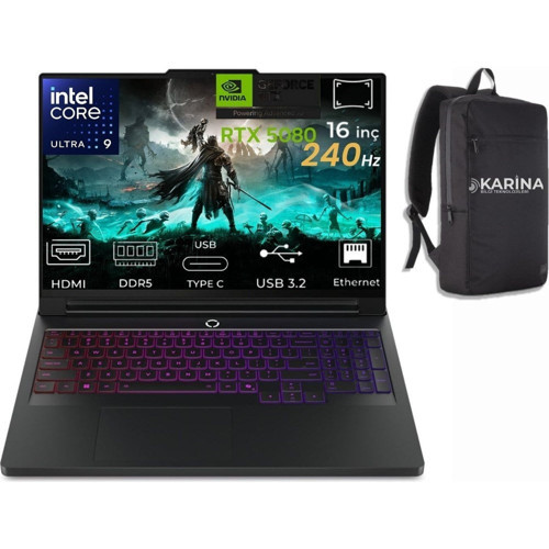 Legion Pro 7 Intel Core Ultra 9 275HX 83F5004STR-32 64GB 4tb RTX5080 16GB W11PRO 16" 240Hz Wqxga Taşınabilir Bilgisayar