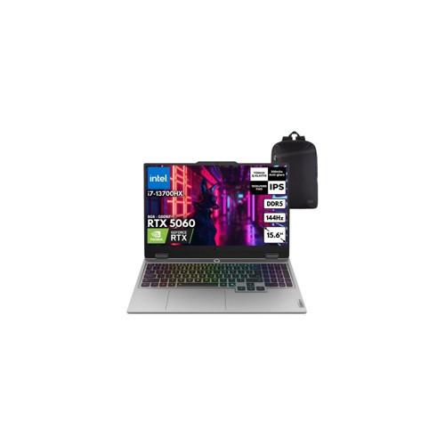 Loq 15IRX10 I7-13700HX 32-Gbddr5 1 Tbssd RTX5060 (8gb - Gddr7) 15.6" Fhd Freedos + Hmf Sırt Çantası 83JE00LFTRHMF2
