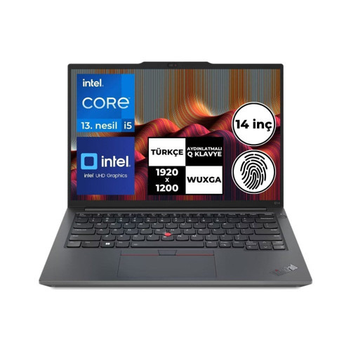 Thinkpad E14 Gen5 I5-1335U 40 GB Ram 2 Tb SSD 14'' Windows 11 Pro 21JK0005TX KT30