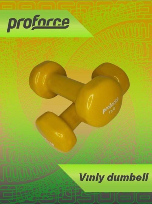Vdb1 Dışı Vinil Kaplı Içi Çelik Döküm Ağırlık Dambıl 1 Kg -tek Adet