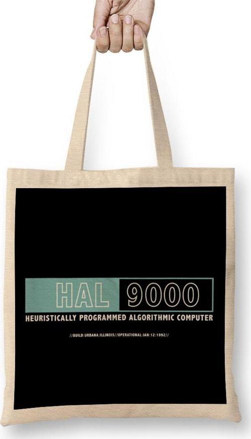 2001 A Space Odyssey Hal Computer Logo Bez Çanta Uzun Saplı