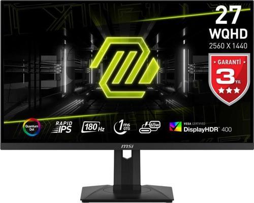 MAG274QRF QD E2 27 2560x1440 180Hz 1ms HDMI DP Type-C IPS Gaming Monitör