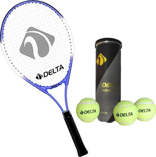 Max Joys 25 İnç Çocuk Tenis Raketi + Çantası + Vakumlu Tüpte 3 Adet Tenis Maç Topu Seti