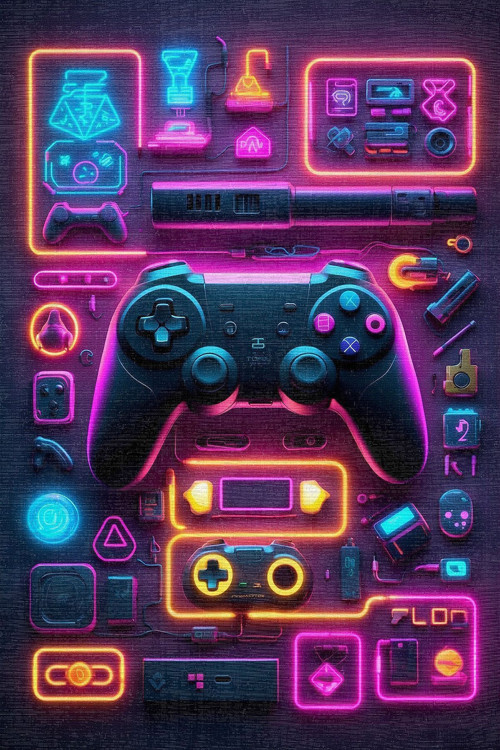 Aspect Gaming Oyuncu Odası Halısı Şönil Dijital Baskılı Kaymaz Taban Yıkanabilir