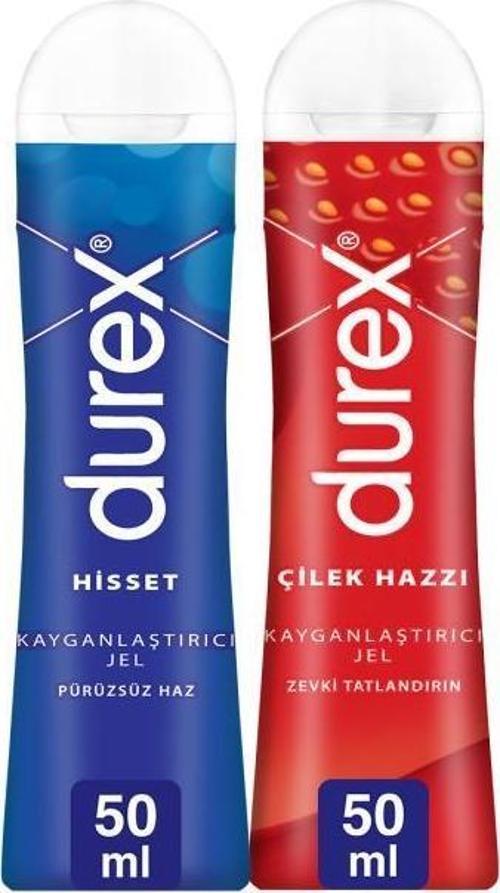 Play Kayganlaştırıcı Çilek 50 ml + Play Hisset Jel 50ml