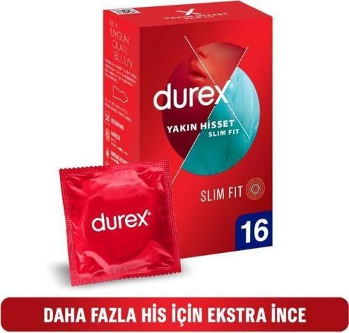 Yakın Hisset 16 Slim Fit Prezervatif