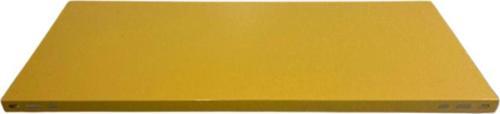 Renkli Çelik Raf Tablası Sarı-1.00 mm-43x75