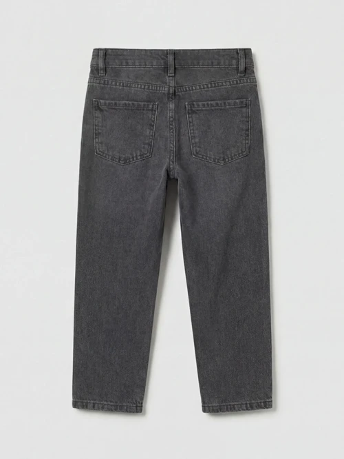 Gri Regular Fit Erkek Çocuk Jean Pantolon