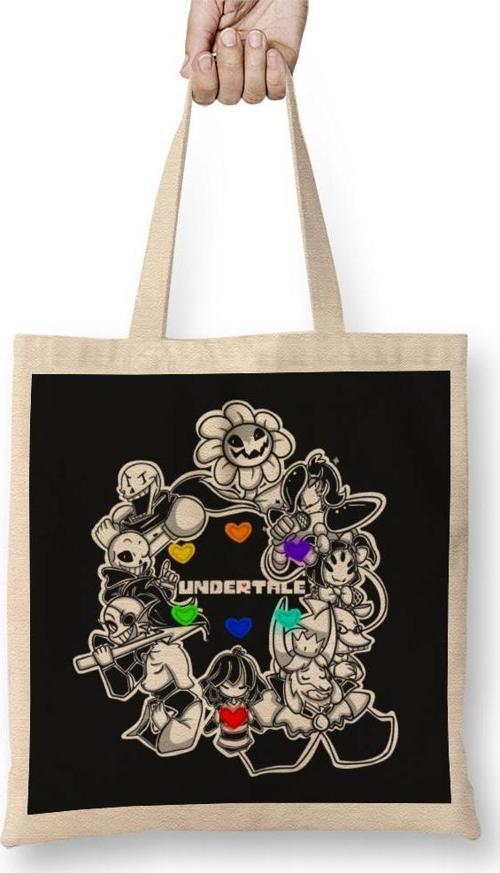 Chara Undetale Undertale Friends Bez Çanta Uzun Saplı