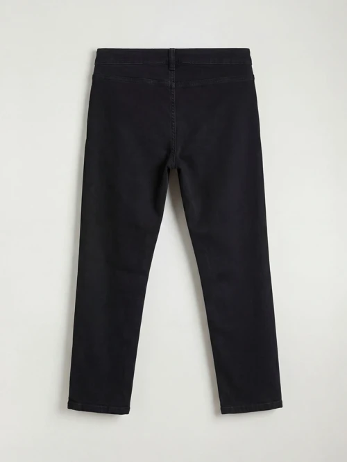 Siyah Slim Fit Erkek Çocuk Jean Pantolon