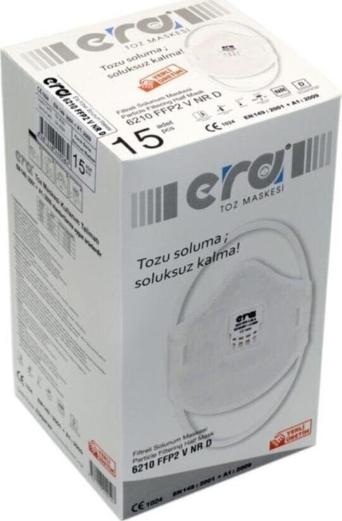 6210 Ffp2 Ventilli Solunum Maskesi (15 Adet)