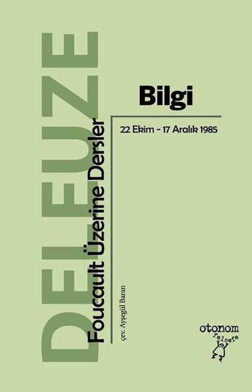 Bilgi-Foucault Üzerine Dersler