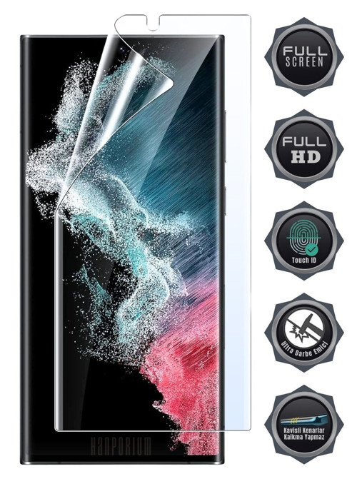 Huawei Mate 80 Pro Max Uyumlu Ekran Koruyucu Esnek Nano Hydrogel Film - Extra Darbe Korumalı