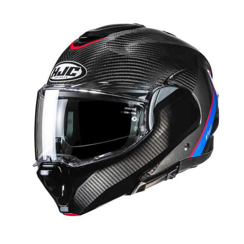 F100 Carbon Stan MC21 Çene Açılır Kask