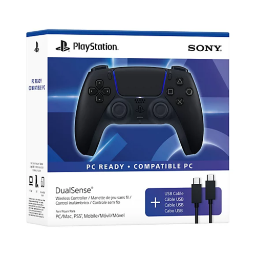 PS5 DualSense Controller Siyah (Midnight Black) – PC Ready Edition ( İthalatçı Garantili )