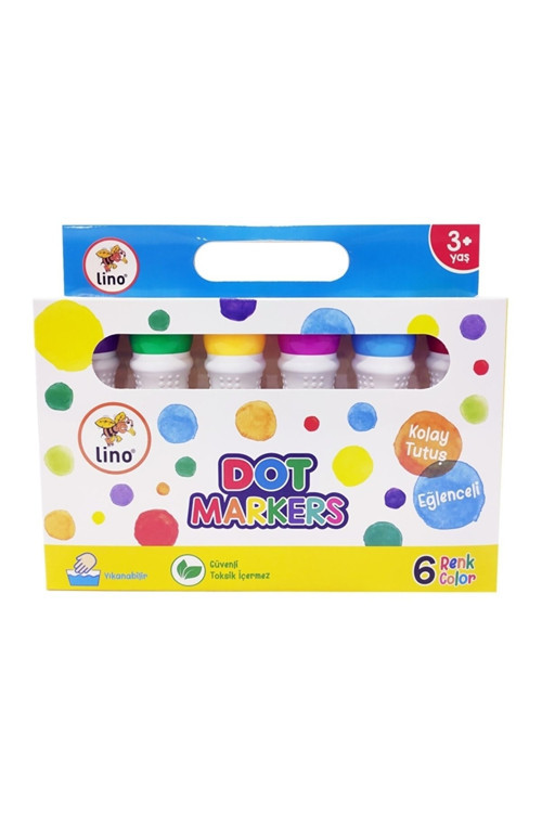 Dot Markers 6 Lı Yıkanabilir